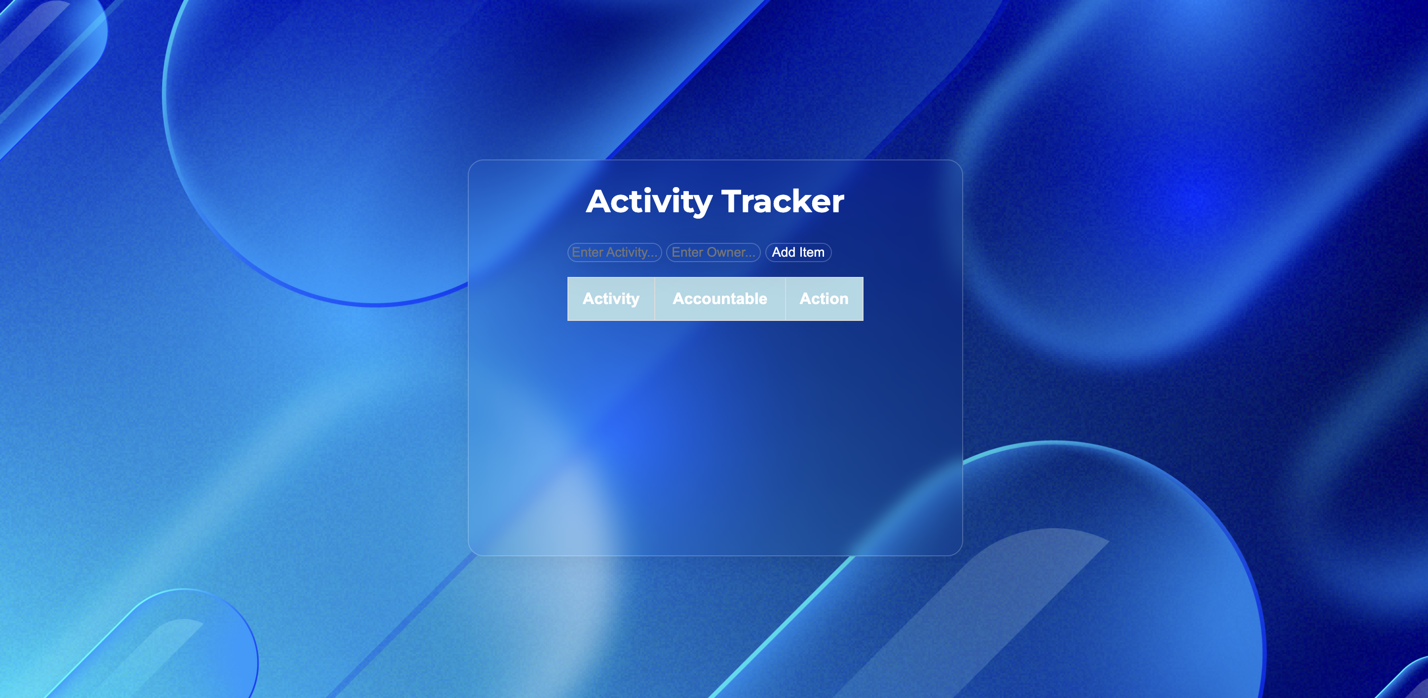 screenshot of main project